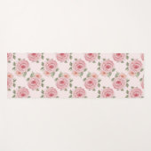 Roze Engels roos cottage floral  patroon Yogamat (Voorkant (horizontaal))