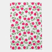Roze Engelse thea Rozen Kitchen Towel Theedoek (Verticaal)