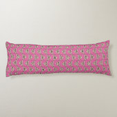 Roze engelvis lichaamskussen (Achterkant)