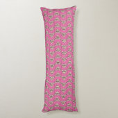 Roze engelvis lichaamskussen (Achterkant (Verticaal))