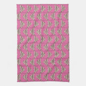 Roze engelvis theedoek (Verticaal)