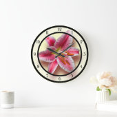 Roze enkele Stargazer Lily Grote Klok (Huis)