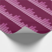 Roze Equalizer Cadeaupapier (Hoek)