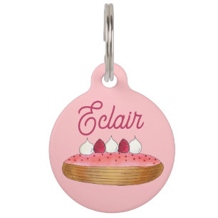 Roze esclair French Choux Pastry Baking Patisserie Huisdierpenning