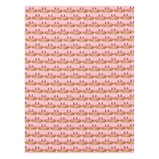 Roze esclair French Choux Pastry Baking Patisserie Tafelkleed (Voorkant)