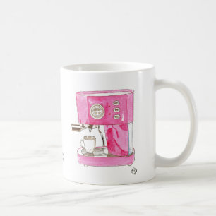 Roze Espresso Maker-Mok Koffiemok