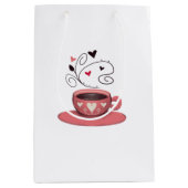 roze espresso medium cadeauzakje (Voorkant)