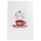 roze espresso medium cadeauzakje (Achterkant)