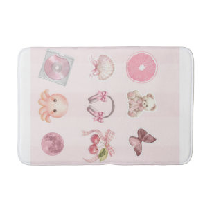 Roze esthetiek badmat