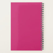 Roze Esthetisch Dagboek, Zelfliefde Spiraal Notebo Planner (Achterkant)