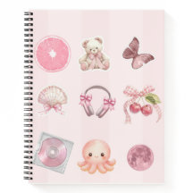Roze esthetisch notitieboek 
