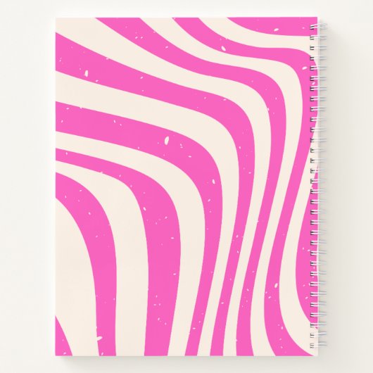 Roze Esthetisch Receptenboek Notitieboek (Achterkant)