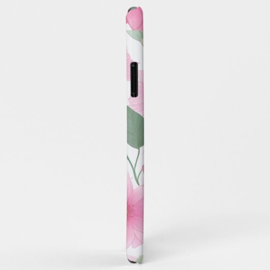 roze esthetische bloem serene bloemen charme Case-Mate iPhone case (Achterkant/rechts)