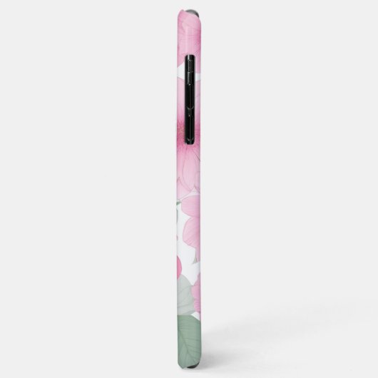  roze esthetische bloem serene bloemen charme Case-Mate iPhone case (Achterkant/links)