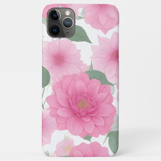  roze esthetische bloem serene bloemen charme Case-Mate iPhone case (Achterkant)