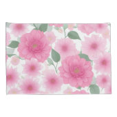  roze esthetische bloem serene bloemen charme kussensloop (Achterkant-Rechts)