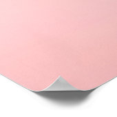 Roze esthetische gloeilamp met hartfilament poster (Hoek)