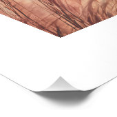 Roze esthetische pampa's perfect poster (Hoek)