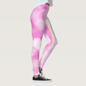 Roze esthetische regenboogstraal leggings (Rechts)