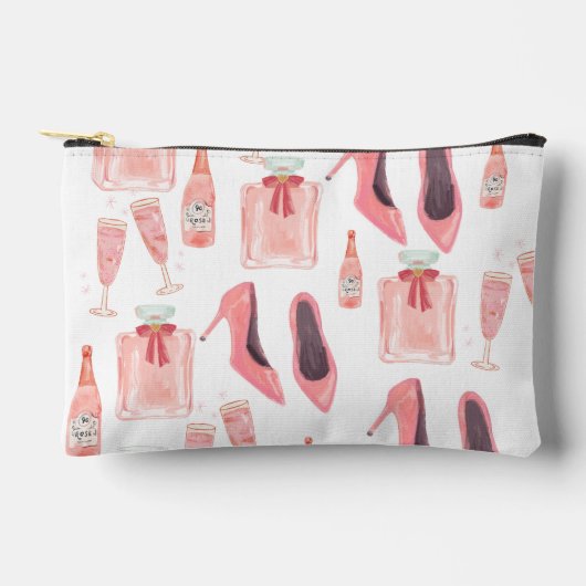 Roze esthetische zak etui (Voorkant)