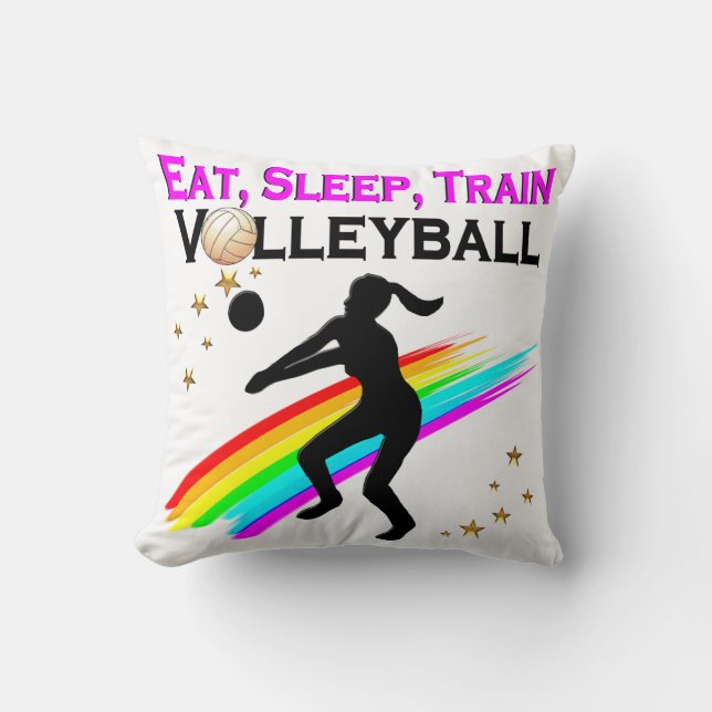 ROZE ETEN, SLAPEN, VOLLEYBAL TRAINEN KUSSEN (Voorkant)