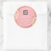 Roze etiketten voor de verpakking van producten Ro (Tas)