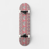Roze etnisch olifantenpatroon persoonlijk skateboard (Voorkant)