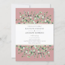 Roze Eucalyptus Bruiloft