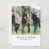 Roze Eucalyptus bruiloft uitnodiging (Achterkant)