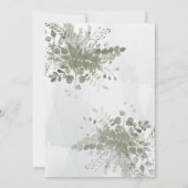 Roze eucalyptus waterverf kaart (Achterkant)