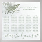 Roze eucalyptus waterverf poster (Voorkant)