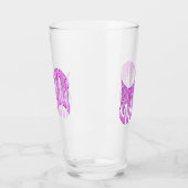 Roze Evelyn Name Logo, Glas (Links)