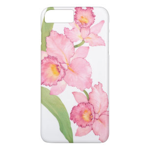 Roze exotische Waterverf Flowers Case-Mate iPhone Case