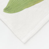 Roze exotische Waterverf Flowers Fleece Deken (Hoek)