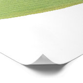 Roze exotische Waterverf Flowers Poster (Hoek)