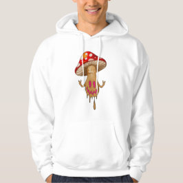 Roze Eyes Cute Mushroom Hooed Sweatshirt