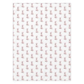 Roze ezel tafelkleed (Voorkant)