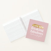 Roze Fabulous Friend Uplifting Cheer Up Notitieboek (Binnen)