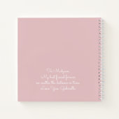 Roze Fabulous Friend Uplifting Cheer Up Notitieboek (Achterkant)