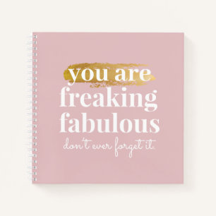 Roze Fabulous Friend Uplifting Cheer Up Notitieboek