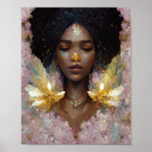 Roze Fae 4 Fantasy Art Poster (Voorkant)