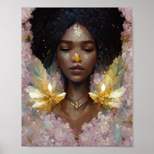 Roze Fae 4 Fantasy Art Poster