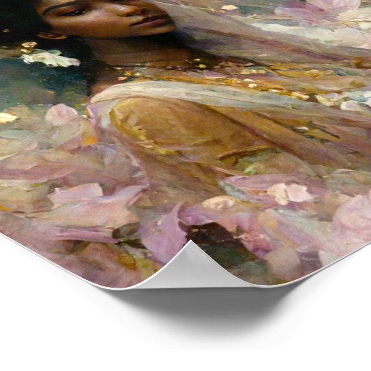 Roze Fae 6 Fantasy Art Poster (Hoek)