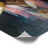 Roze Fae 7 Fantasy Art Poster (Hoek)