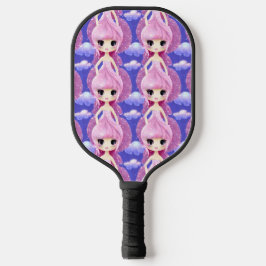 Roze fairies Dream Land Pattern Pickleball Paddle