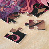 Roze Fairy Angel Fantasy Art Legpuzzel (Zijkant)