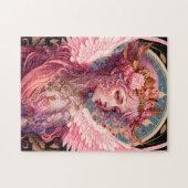 Roze Fairy Angel Fantasy Art Legpuzzel (Horizontaal)