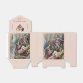 Roze Fairy Baby Zegeningen Baby shower Bedankdoosjes (Uitgevouwen)