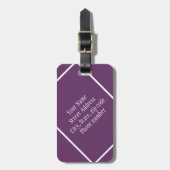 Roze fairy bagagelabel (Voorkant verticaal)