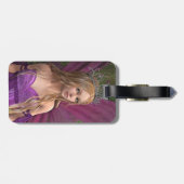 Roze fairy bagagelabel (Achterkant horizontaal)